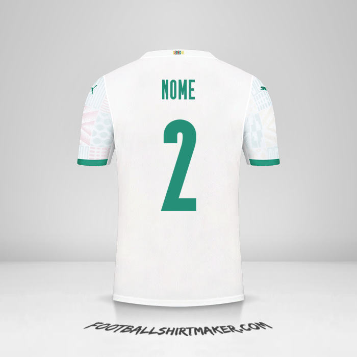 Camisa Senegal 2020/2021 -  nome - 2