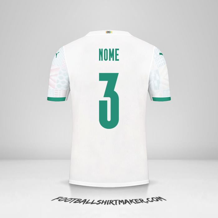 Camisola Senegal 2020/2021 -  nome - 3