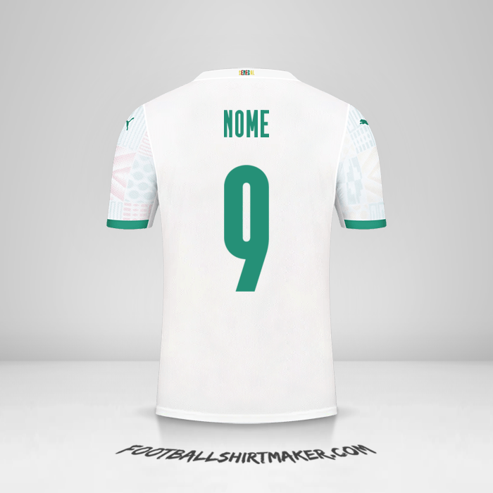 Camisa Senegal 2020/2021 -  nome - 9