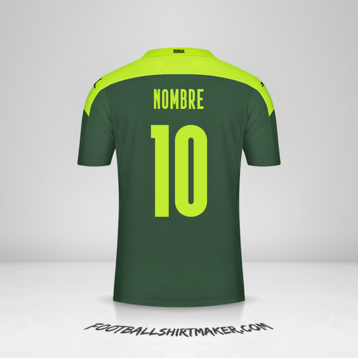 Jersey Senegal 2020/2021 Visita -  nombre - 10