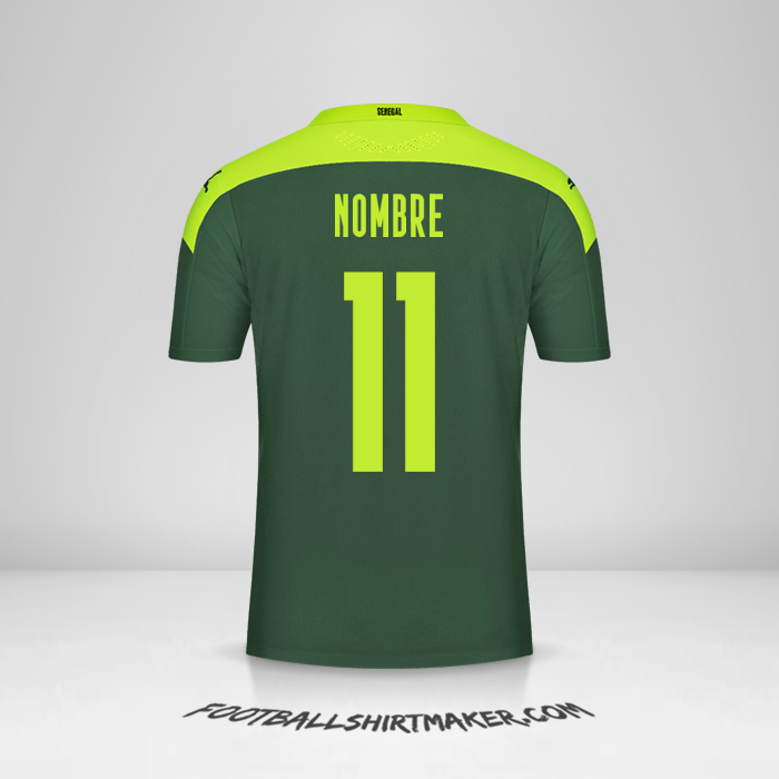 Jersey Senegal 2020/2021 Visita -  nombre - 11
