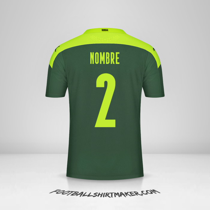 Camiseta Senegal 2020/2021 Visita -  nombre - 2