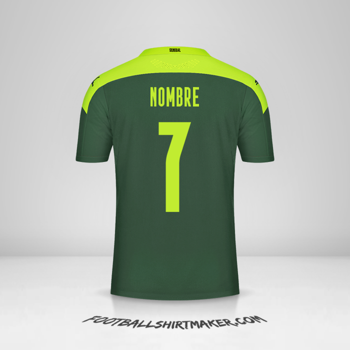 Jersey Senegal 2020/2021 Visita -  nombre - 7