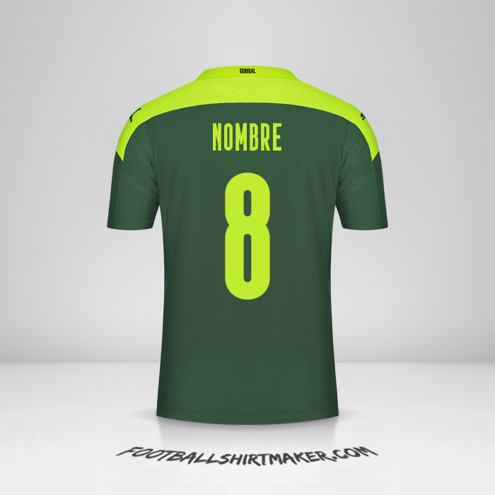 Jersey Senegal 2020/2021 Visita -  nombre - 8