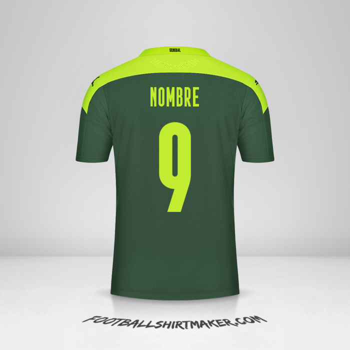 Camiseta Senegal 2020/2021 Visita -  nombre - 9
