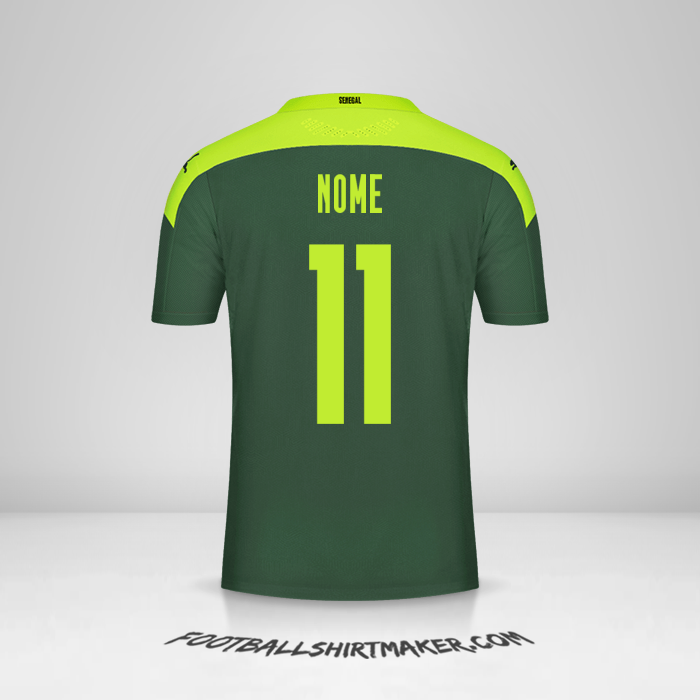Maglia Senegal 2020/2021 Seconda -  nome - 11