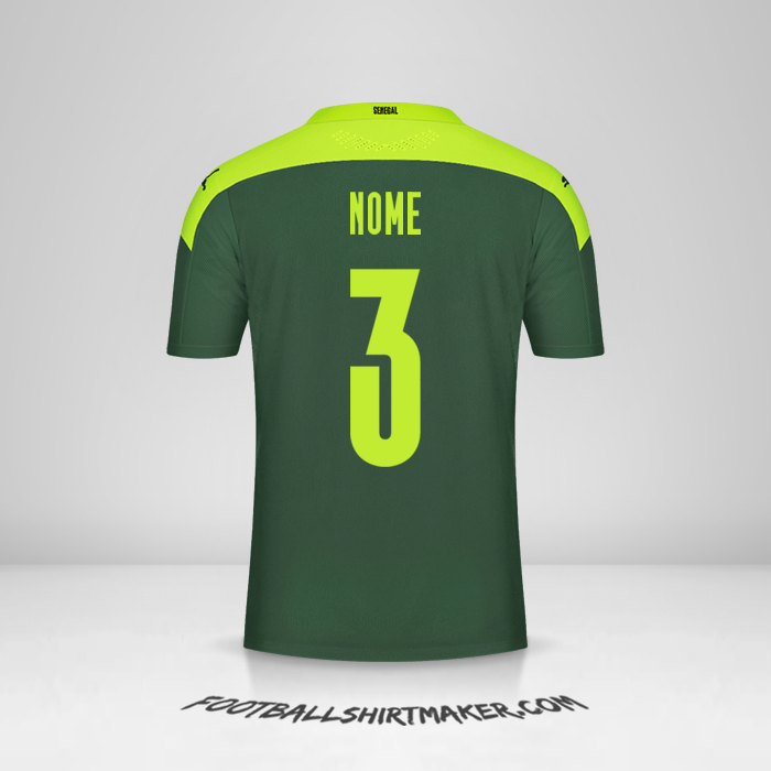 Maglia Senegal 2020/2021 Seconda -  nome - 3