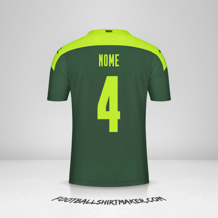 Maglia Senegal 2020/2021 Seconda -  nome - 4
