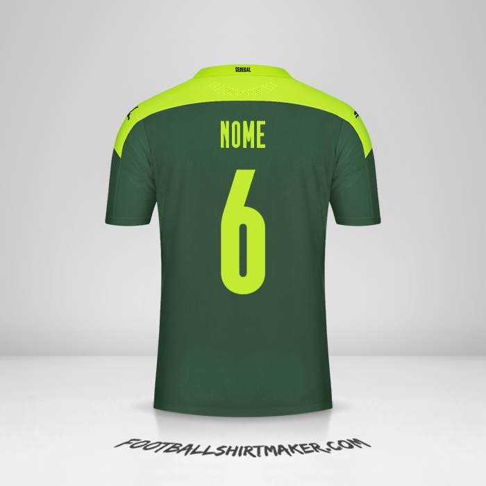 Camisa Senegal 2020/2021 Alternativa -  nome - 6