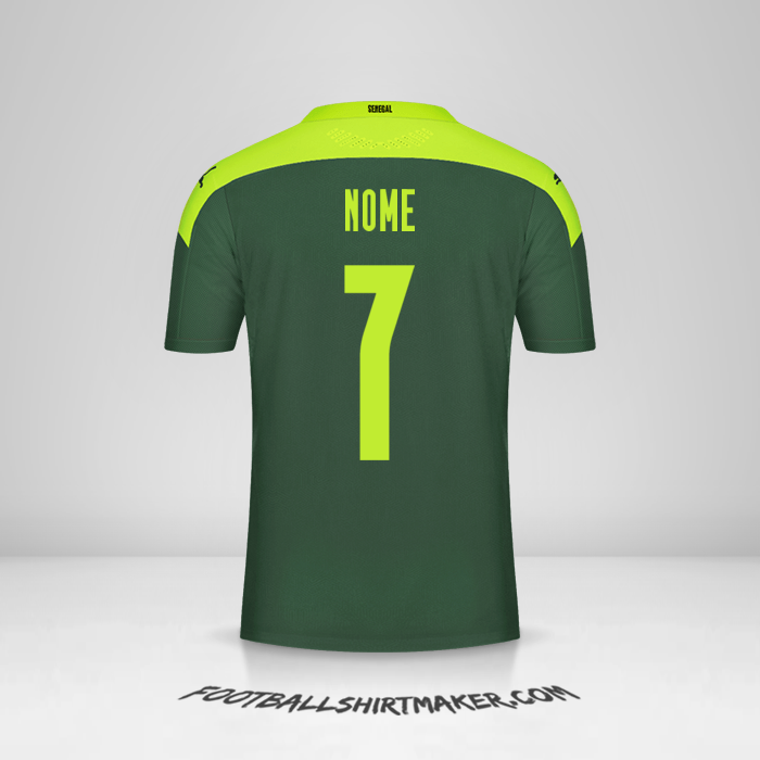 Maglia Senegal 2020/2021 Seconda -  nome - 7