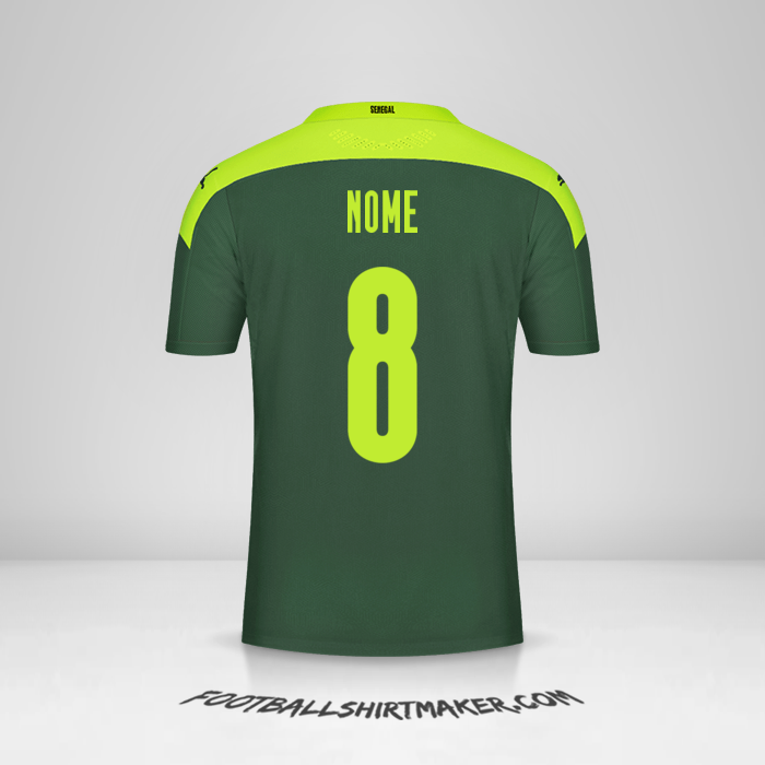 Maglia Senegal 2020/2021 Seconda -  nome - 8