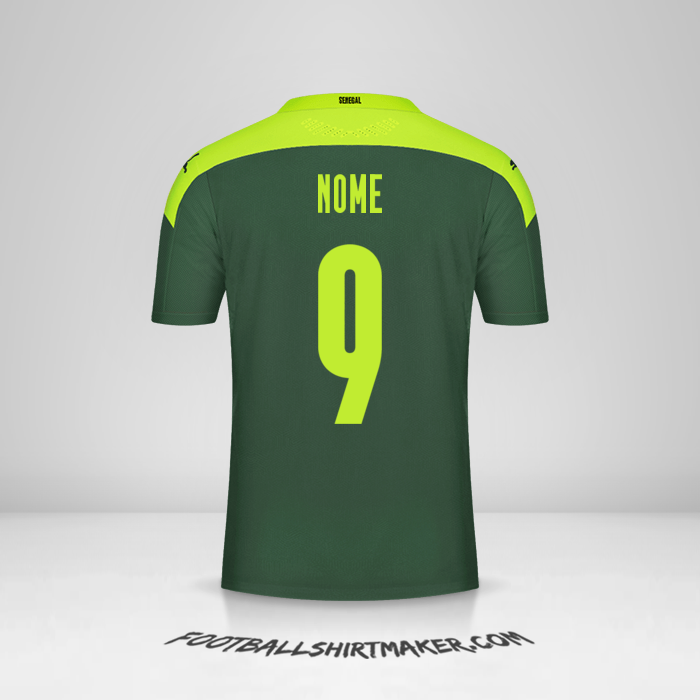 Maglia Senegal 2020/2021 Seconda -  nome - 9
