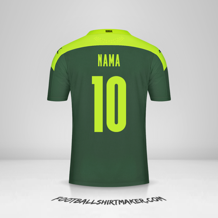 Jersey Senegal 2020/2021 Alternatif -  nama - 10