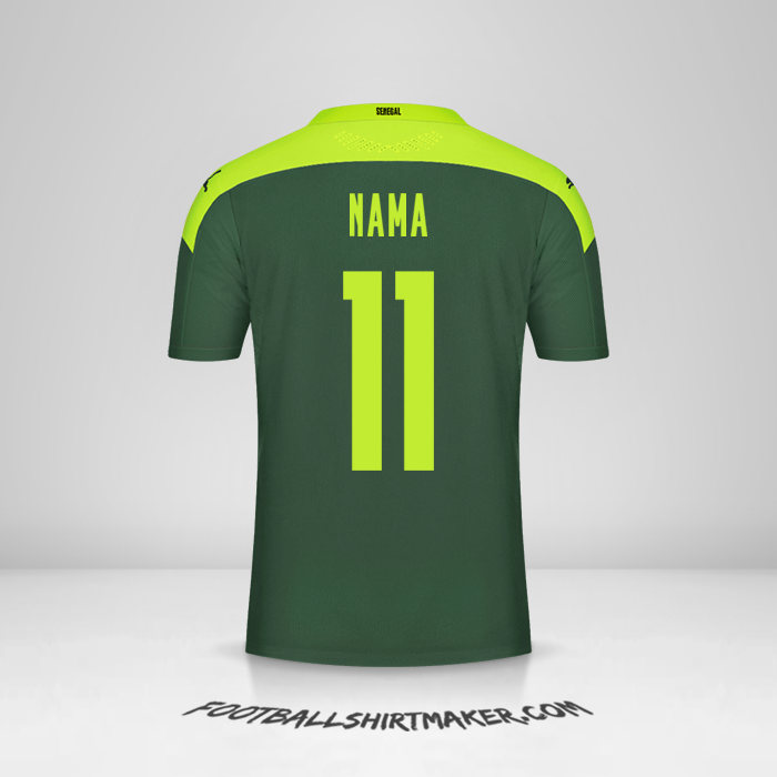 Jersey Senegal 2020/2021 Alternatif -  nama - 11