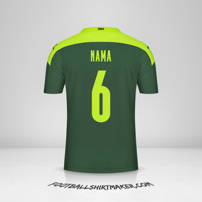 Jersey Senegal 2020/2021 Alternatif -  nama - 6
