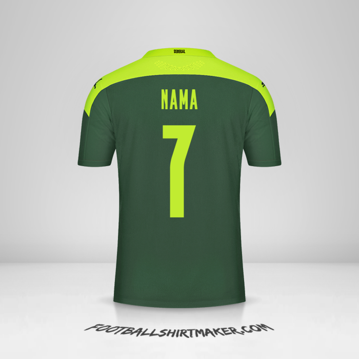 Jersey Senegal 2020/2021 Alternatif -  nama - 7
