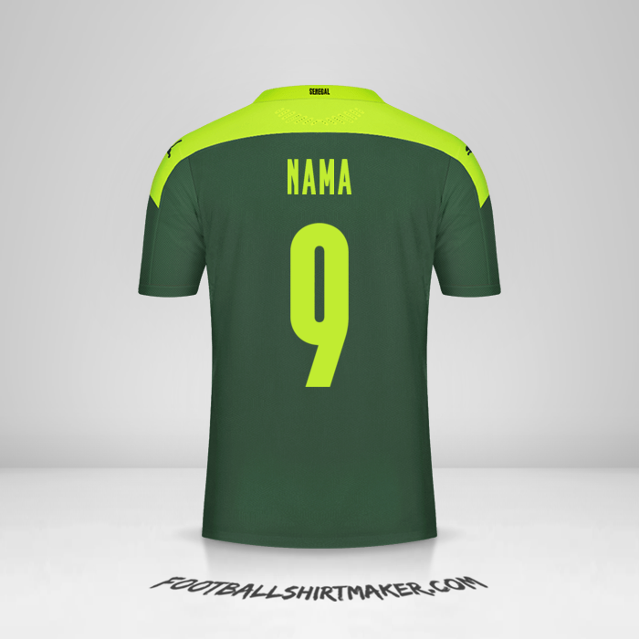 Jersey Senegal 2020/2021 Alternatif -  nama - 9