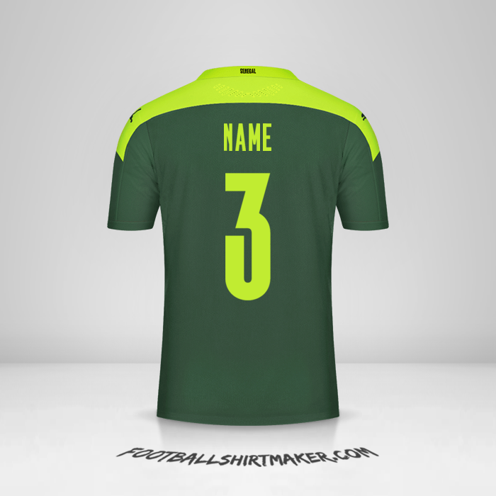 Trikot Senegal 2020/2021 Auswärts -  name - 3