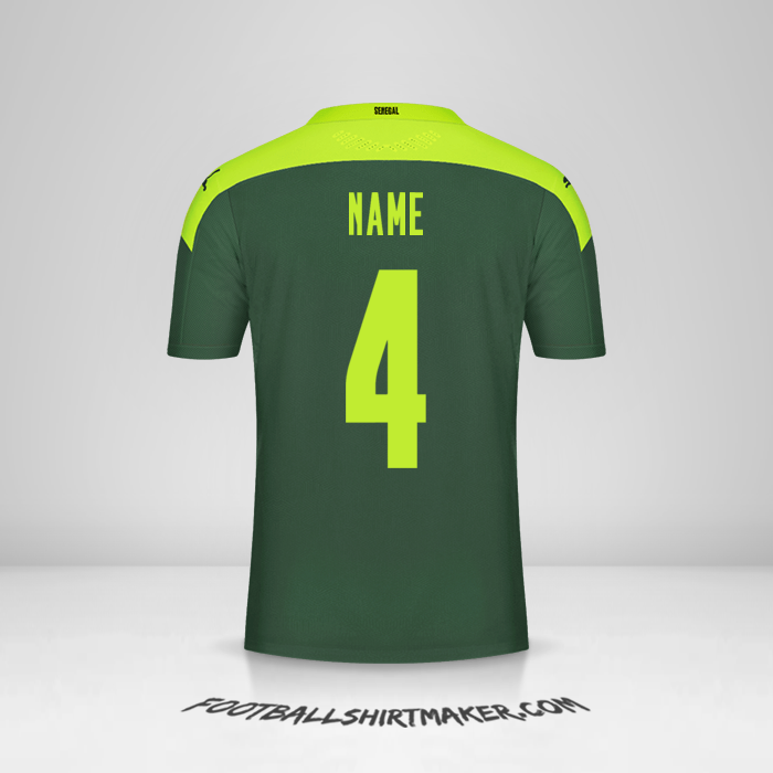 Trikot Senegal 2020/2021 Auswärts -  name - 4