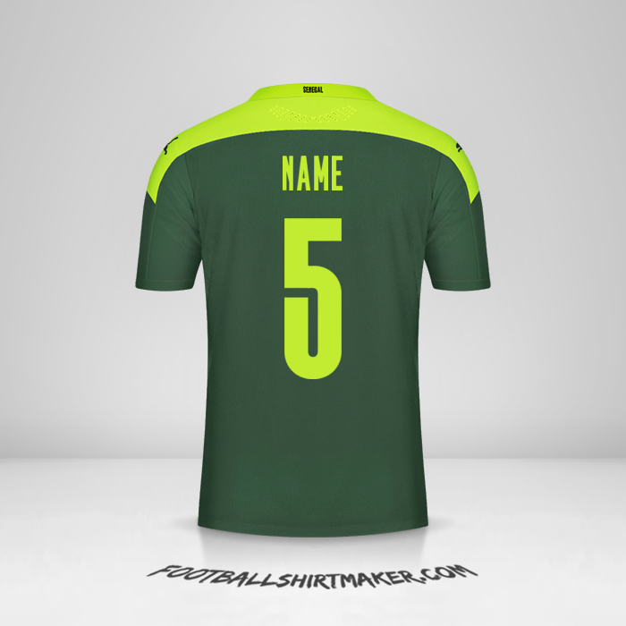 Jersey Senegal 2020/2021 Away -  name - 5