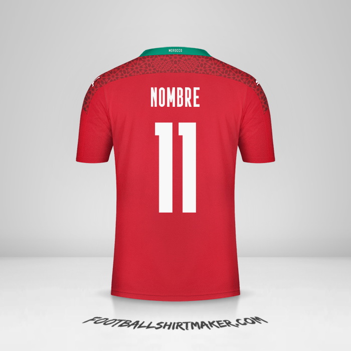 Jersey Marruecos 2020/2021 -  nombre - 11