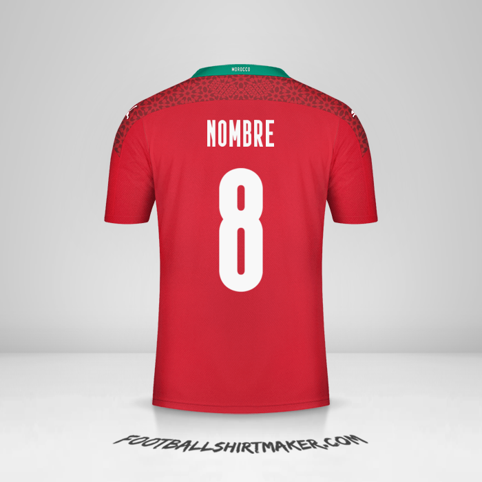 Jersey Marruecos 2020/2021 -  nombre - 8