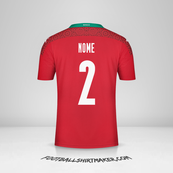 Camisa Marrocos 2020/2021 -  nome - 2