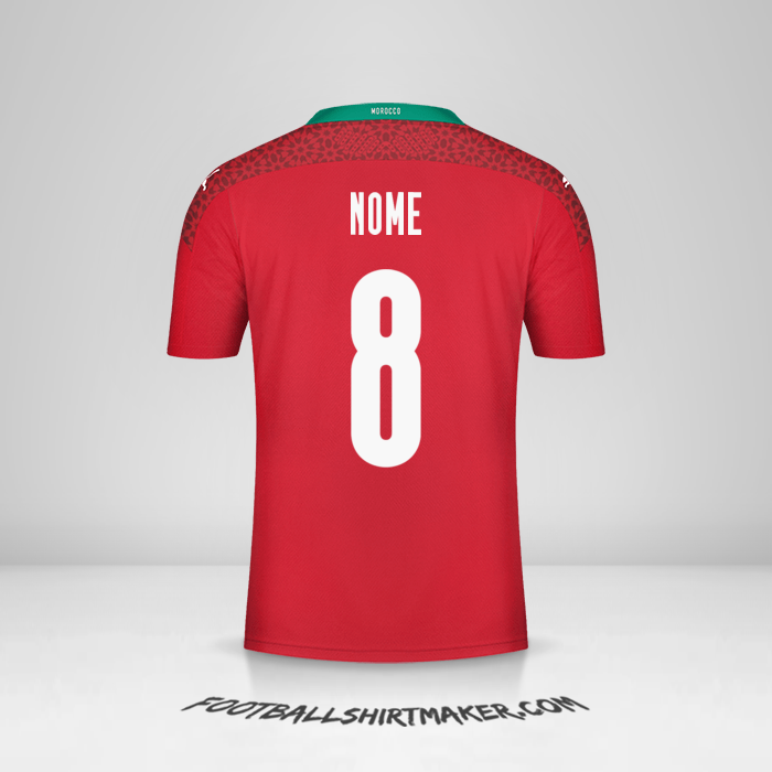 Camisola Marrocos 2020/2021 -  nome - 8