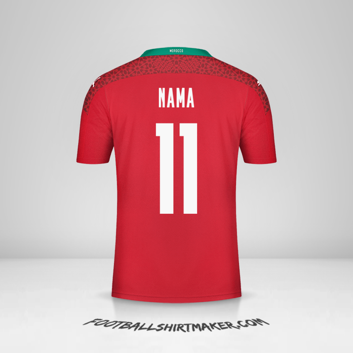 Jersey Maroko 2020/2021 -  nama - 11