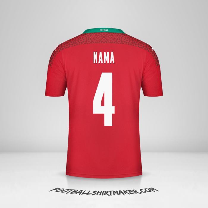 Jersey Maroko 2020/2021 -  nama - 4
