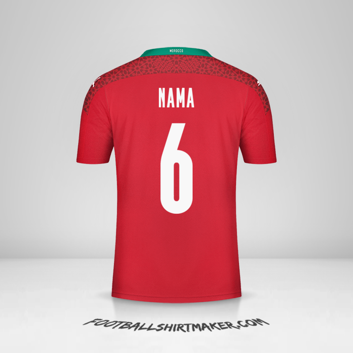 Jersey Maroko 2020/2021 -  nama - 6