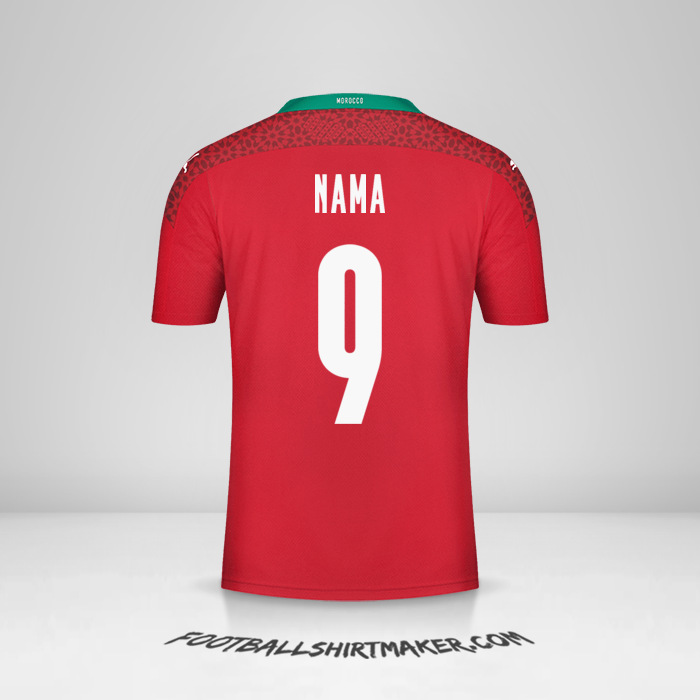 Jersey Maroko 2020/2021 -  nama - 9