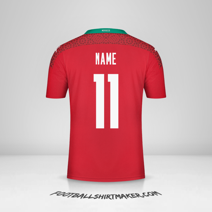 Shirt Morocco 2020/2021 -  name - 11