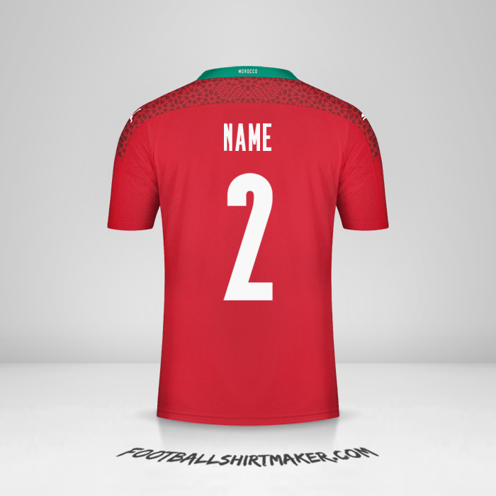 Jersey Morocco 2020/2021 -  name - 2