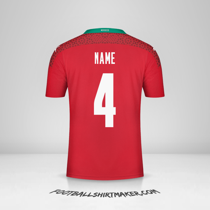 Shirt Morocco 2020/2021 -  name - 4