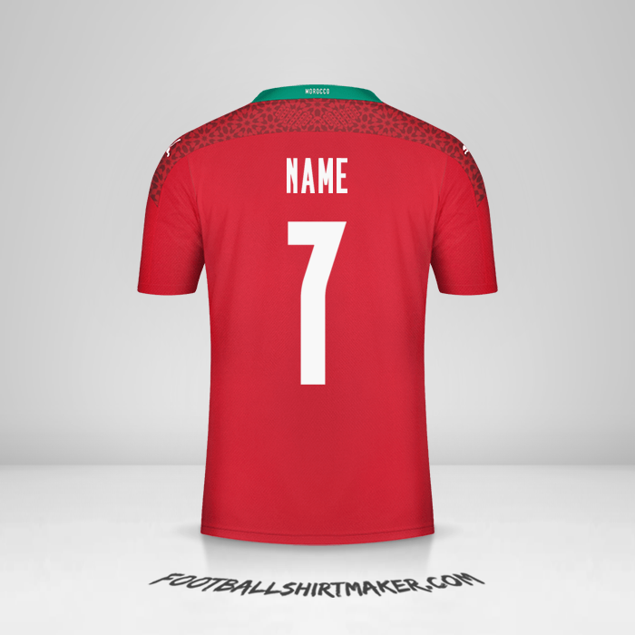 Shirt Morocco 2020/2021 -  name - 7