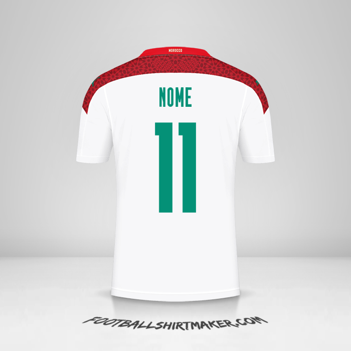 Maglia Marocco 2020/2021 Seconda -  nome - 11