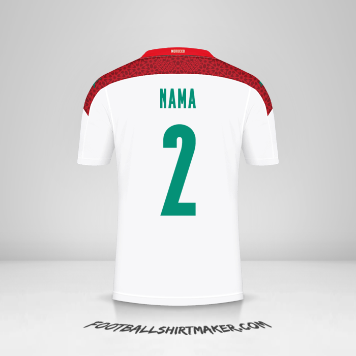 Jersey Maroko 2020/2021 Alternatif -  nama - 2