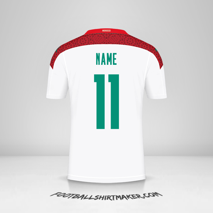 Shirt Morocco 2020/2021 Away -  name - 11