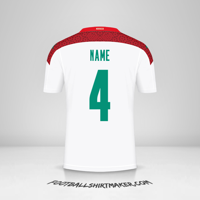 Shirt Morocco 2020/2021 Away -  name - 4