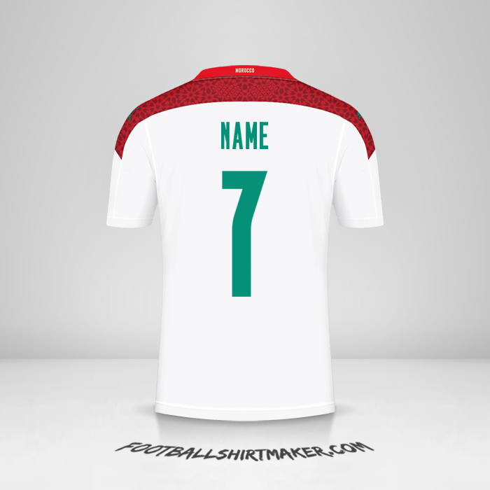 Shirt Morocco 2020/2021 Away -  name - 7