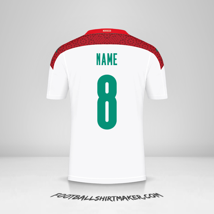 Jersey Morocco 2020/2021 Away -  name - 8