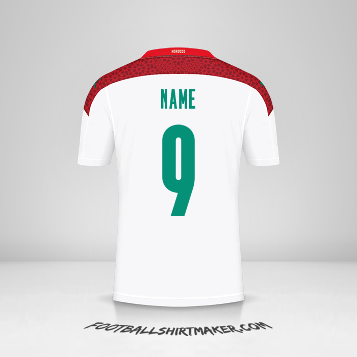 Shirt Morocco 2020/2021 Away -  name - 9