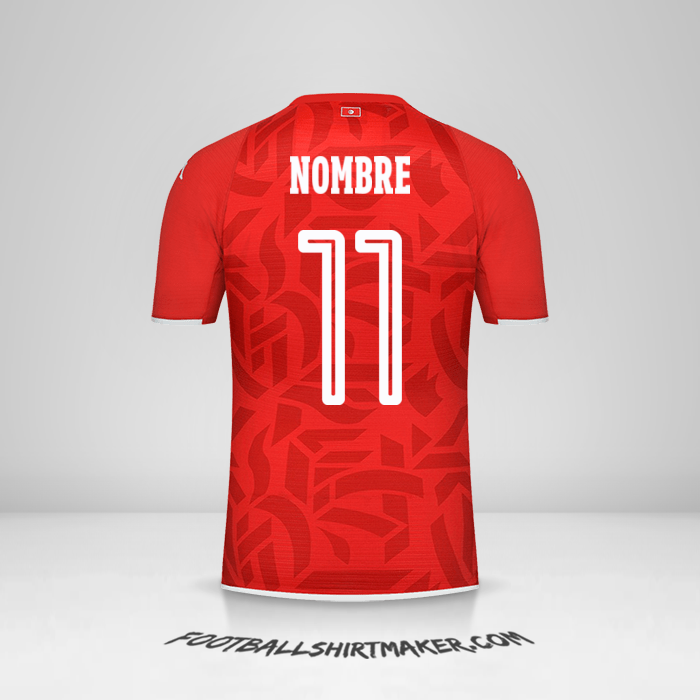 Jersey Tunez 2022 -  nombre - 11