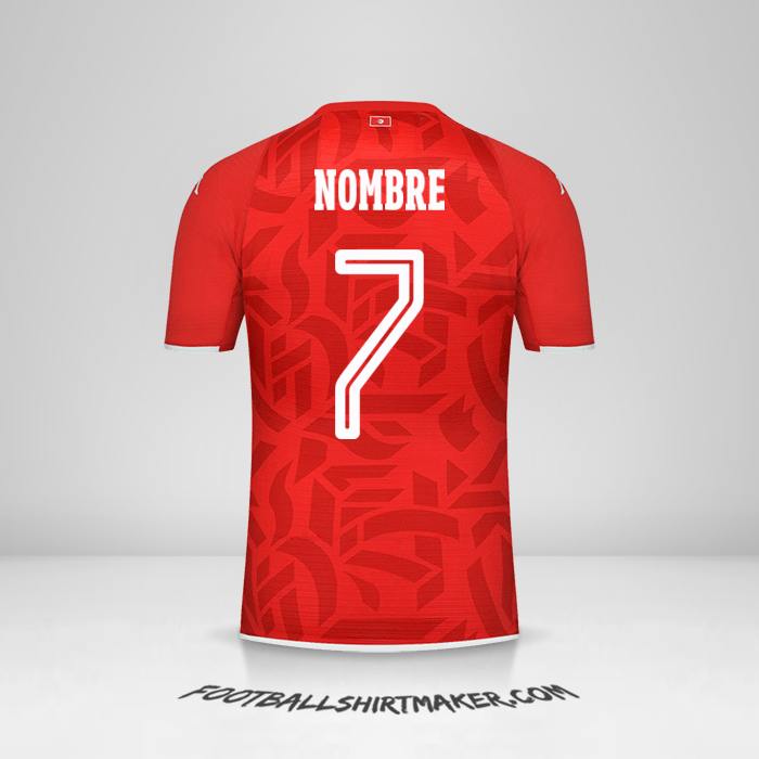 Jersey Tunez 2022 -  nombre - 7