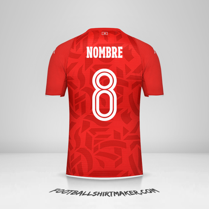 Jersey Tunez 2022 -  nombre - 8