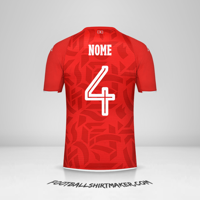 Camisola Tunísia 2022 -  nome - 4