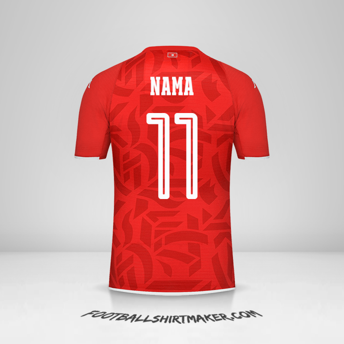 Jersey Tunisia 2022 -  nama - 11