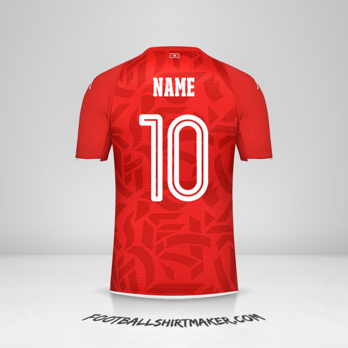 Shirt Tunisia 2022 -  name - 10