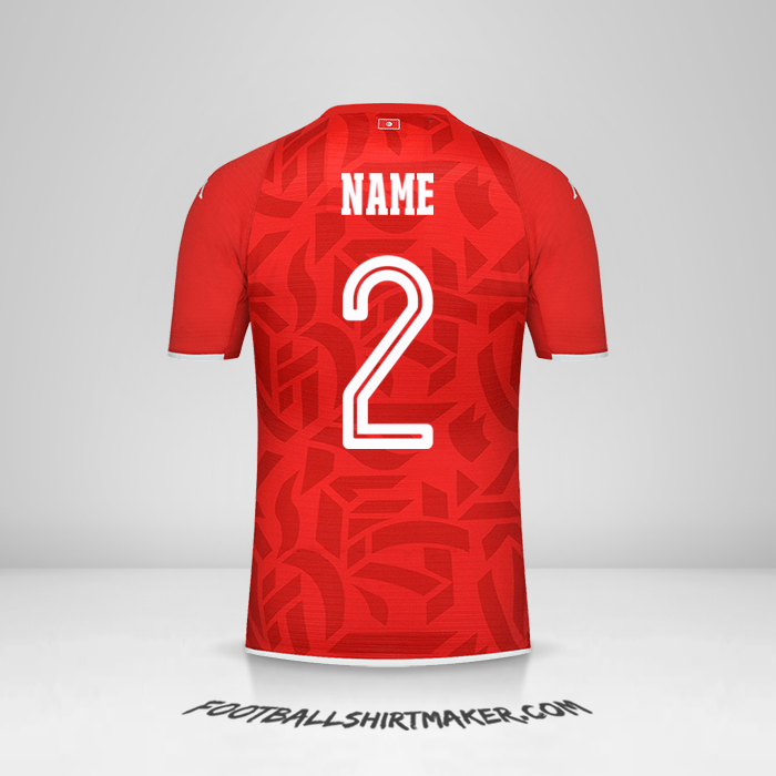 Shirt Tunisia 2022 -  name - 2
